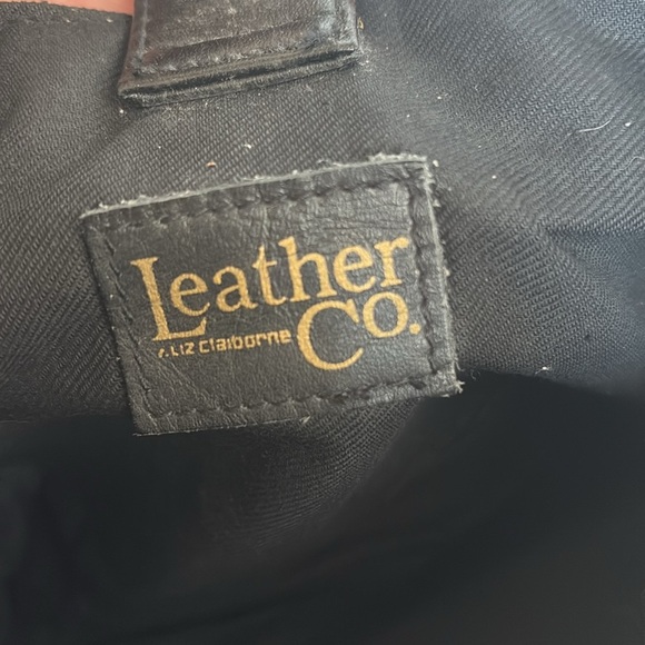 Vintage Liz Claiborne Leather Co. black genuine leather mini purse “After Hours” - Picture 11 of 16
